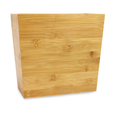 Cesto de lixo pequeno de bambu, recipiente de lixo para banheiros, lavabos, cozinhas, escritórios domésticos - alças embutidas - ecologicamente correto - natural